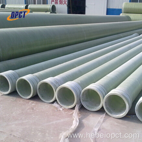 FRP round fiber glass pipe